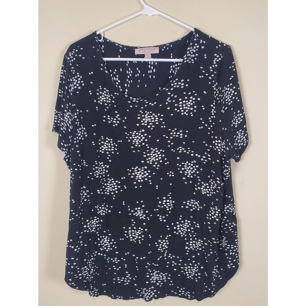 Philosophy Polka Dot Blouse Size 2x